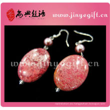 ShangDian Craft Jewelry Hermosa piedra preciosa natural Druzy cuelga el pendiente